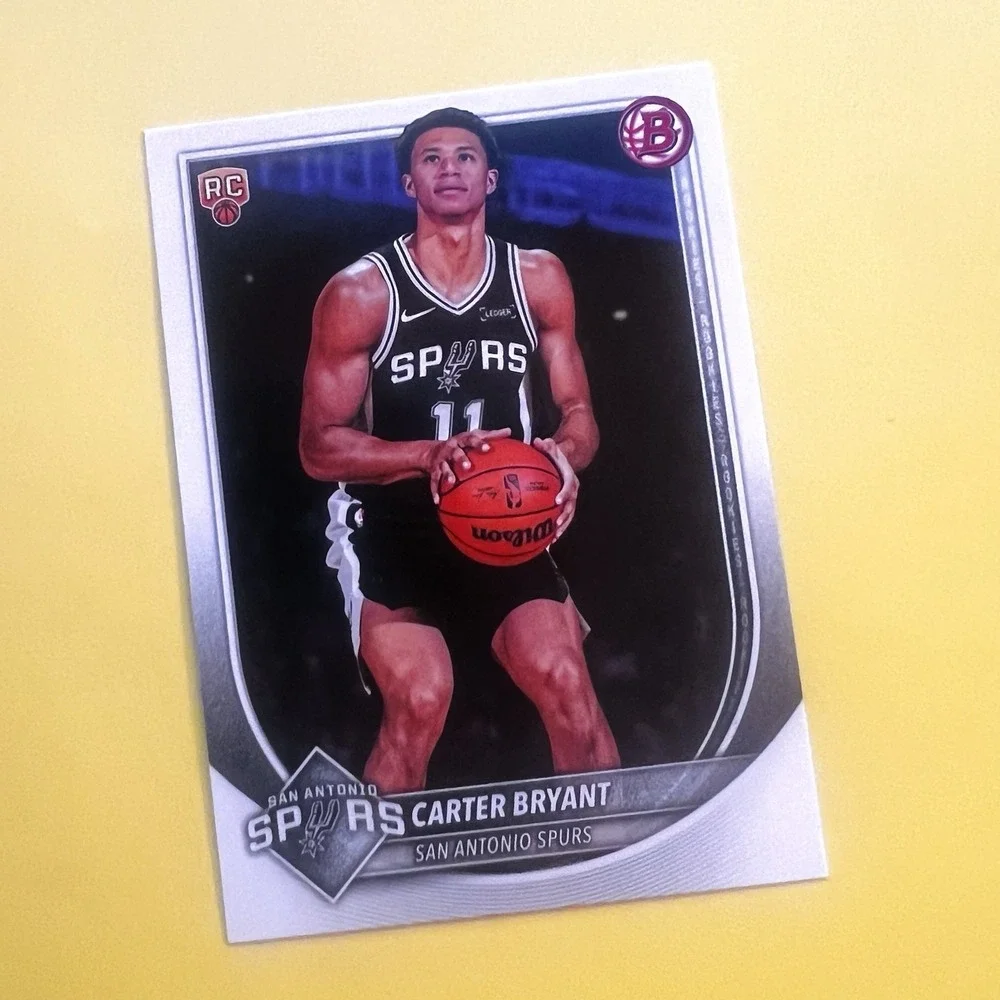 2025-26 Bowman Basketball Carter Bryant‎ RC #14 San Antonio Spurs Rookie Card